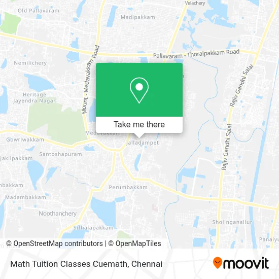 Math Tuition Classes Cuemath map