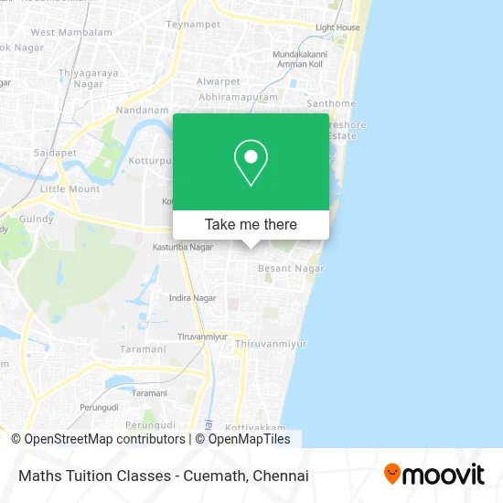 Maths Tuition Classes - Cuemath map