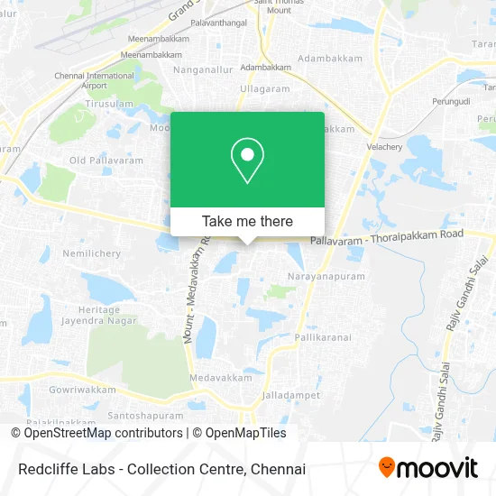 Redcliffe Labs - Collection Centre map