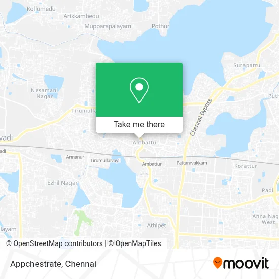 Appchestrate map