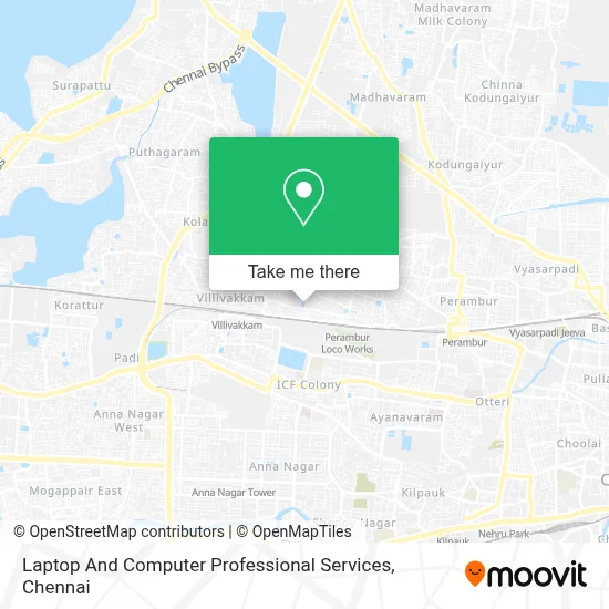 Laptop And Computer Professional Services map
