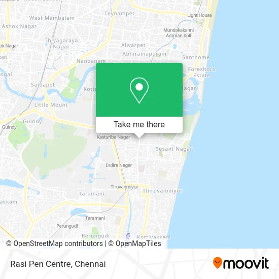 Rasi Pen Centre map