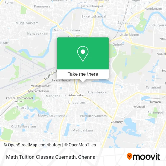 Math Tuition Classes Cuemath map