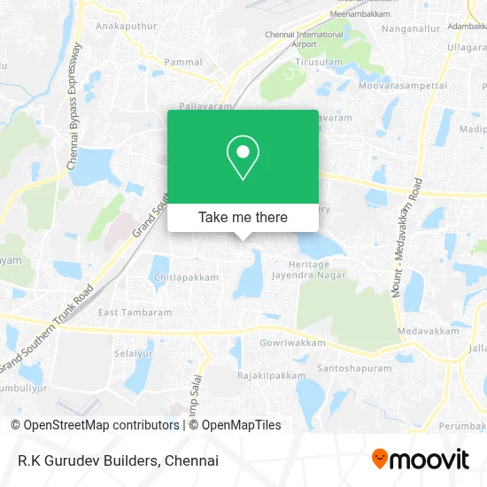 R.K Gurudev Builders map