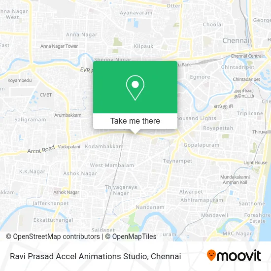 Ravi Prasad Accel Animations Studio map
