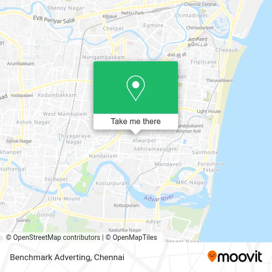 Benchmark Adverting map