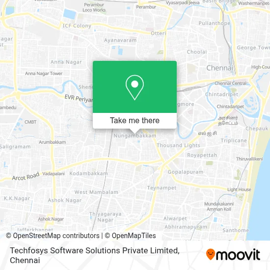 Techfosys Software Solutions Private Limited map