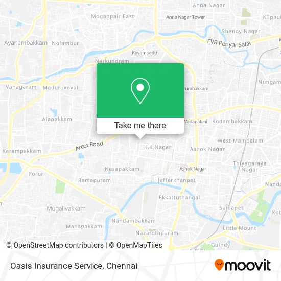 Oasis Insurance Service map