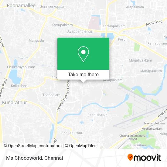 Ms Chocoworld map