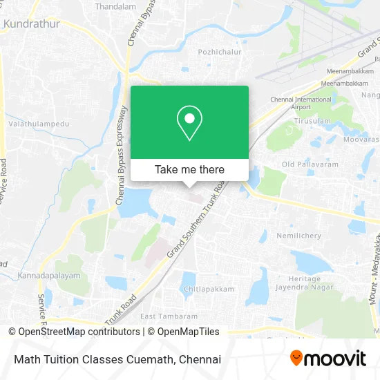 Math Tuition Classes Cuemath map