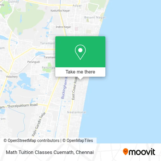 Math Tuition Classes Cuemath map