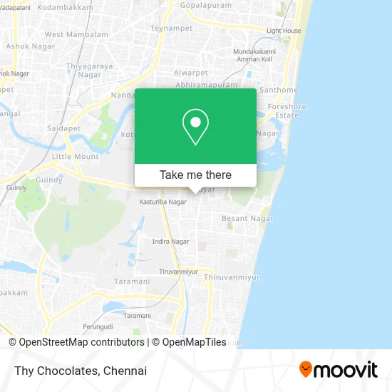 Thy Chocolates map