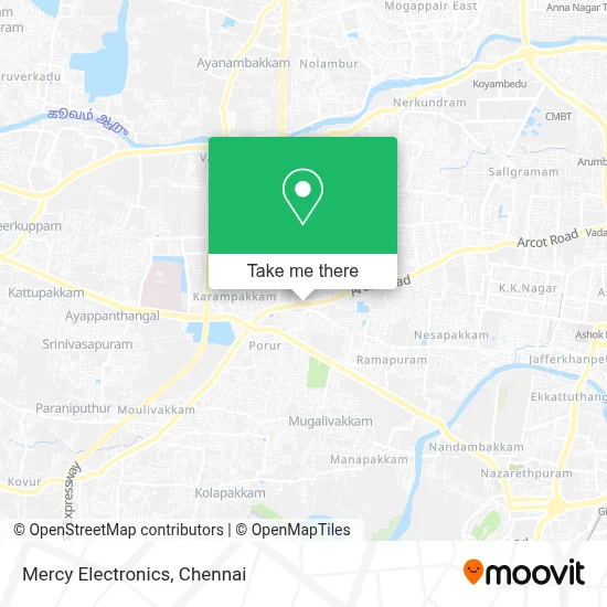 Mercy Electronics map