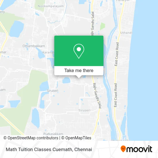 Math Tuition Classes Cuemath map