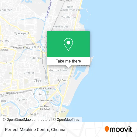 Perfect Machine Centre map