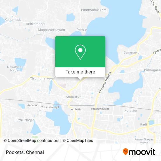 Pockets map