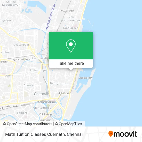 Math Tuition Classes Cuemath map