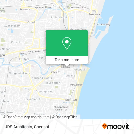 Jds Architects map