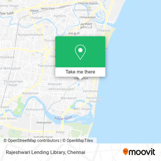 Rajeshwari Lending Library map