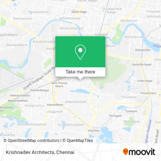 Krishnadev Architects map