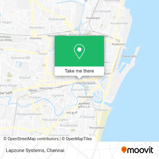 Lapzone Systems map
