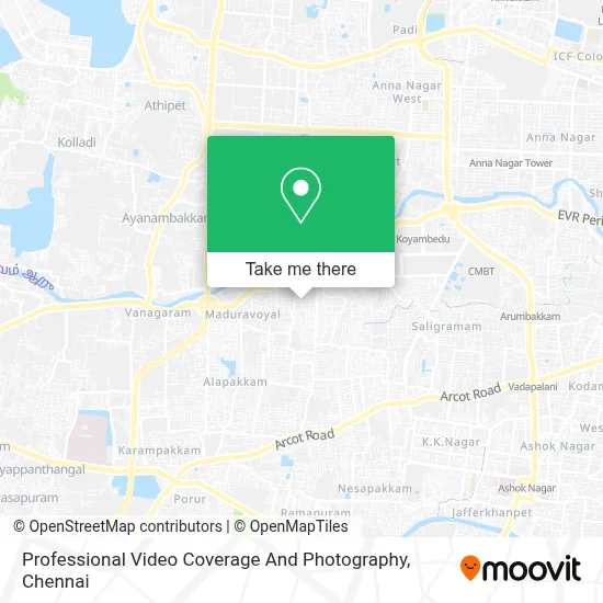 Professional Video Coverage And Photography map