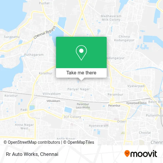 Rr Auto Works map