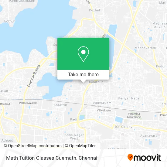 Math Tuition Classes Cuemath map