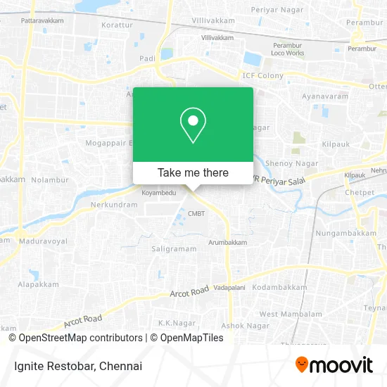 Ignite Restobar map