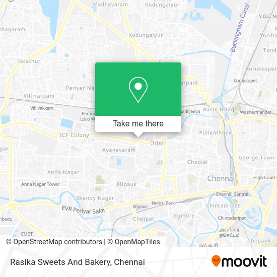 Rasika Sweets And Bakery map