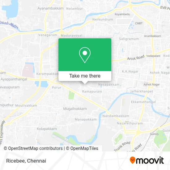 Ricebee map