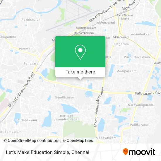 Let's Make Education Simple map