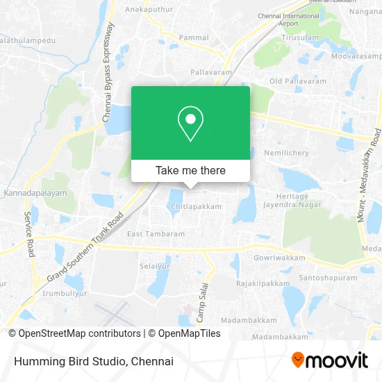 Humming Bird Studio map