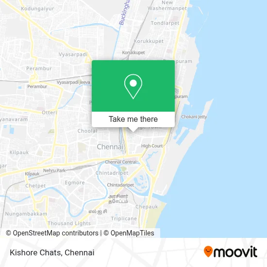 Kishore Chats map