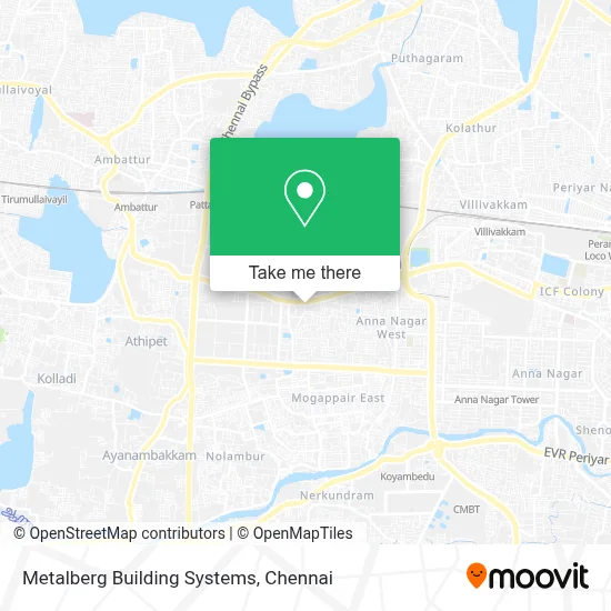 Metalberg Building Systems map