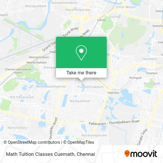 Math Tuition Classes Cuemath map