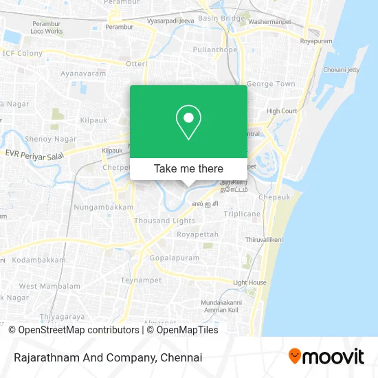 Rajarathnam And Company map