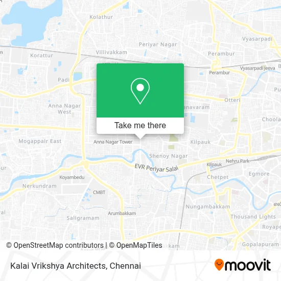 Kalai Vrikshya Architects map
