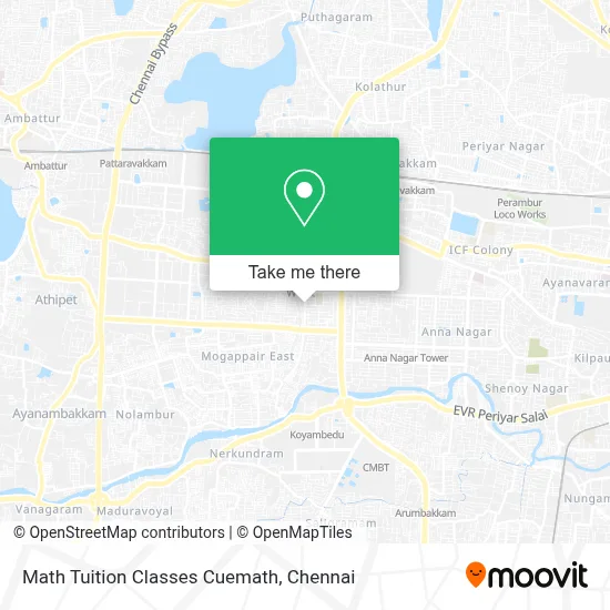 Math Tuition Classes Cuemath map