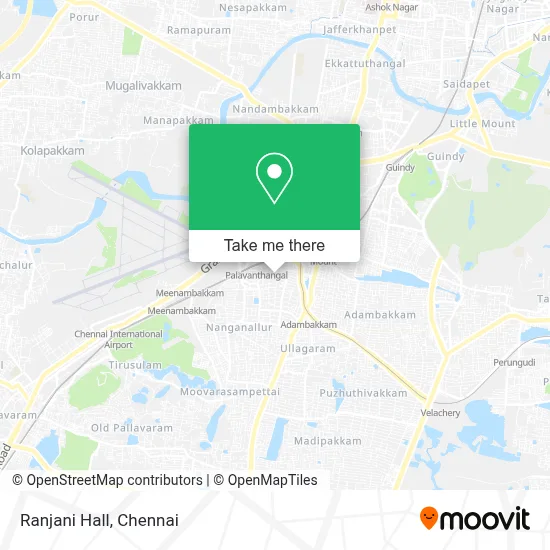 Ranjani Hall map