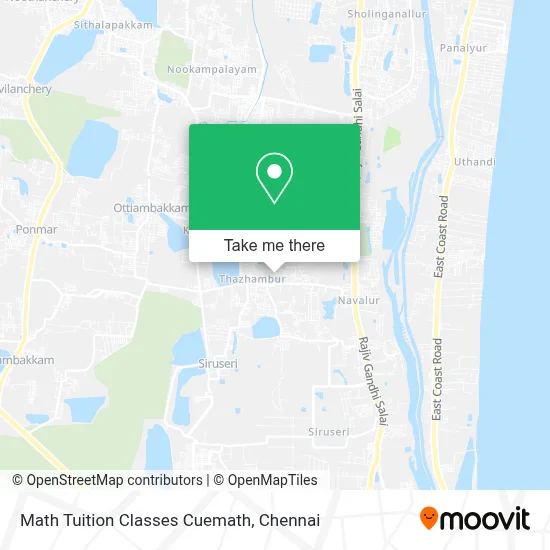 Math Tuition Classes Cuemath map