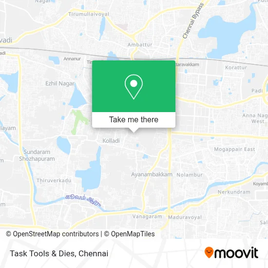 Task Tools & Dies map