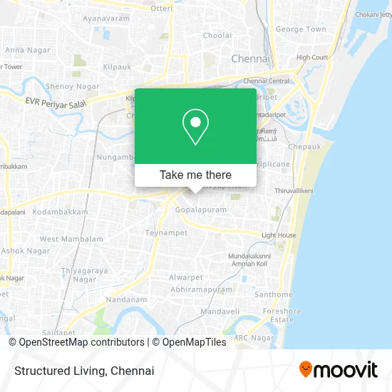 Structured Living map