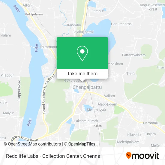 Redcliffe Labs - Collection Center map