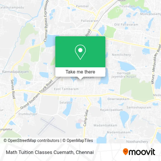 Math Tuition Classes Cuemath map
