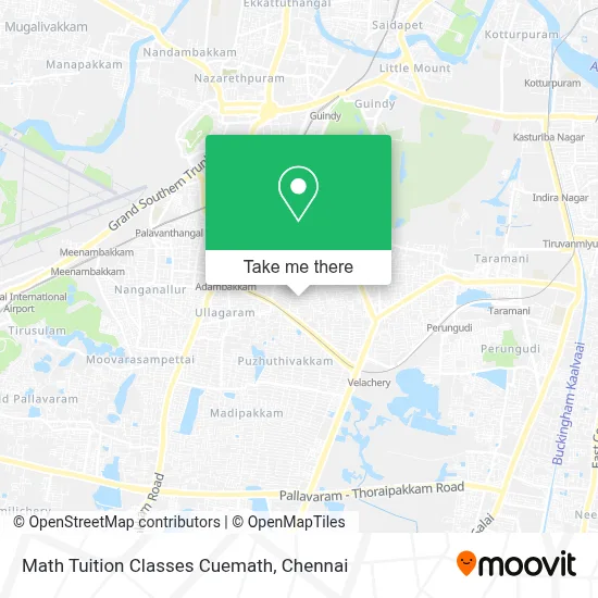 Math Tuition Classes Cuemath map