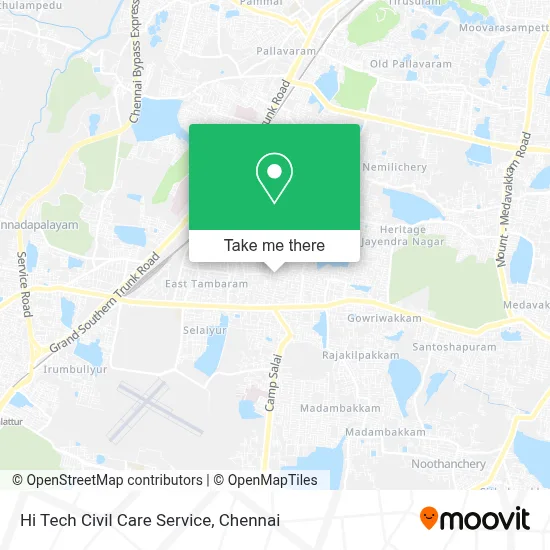 Hi Tech Civil Care Service map