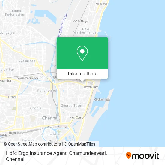 Hdfc Ergo Insurance Agent: Chamundeswari map