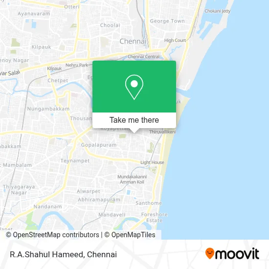 R.A.Shahul Hameed map