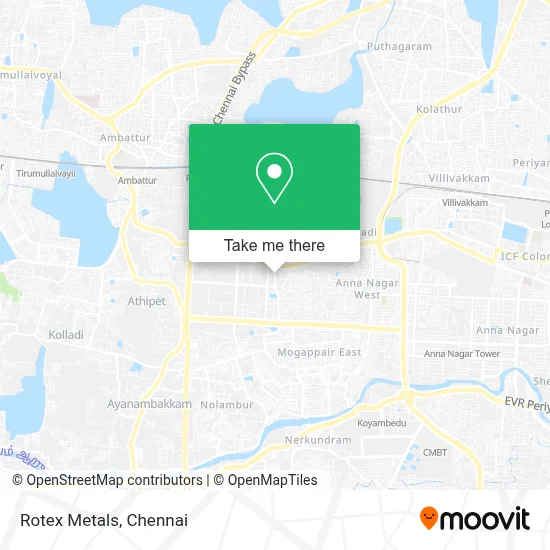 Rotex Metals map